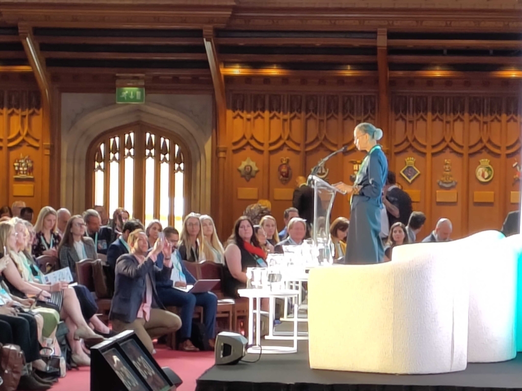 Marina Silva, Brazilian Environment Minister speaking at Climate Innovation Forum